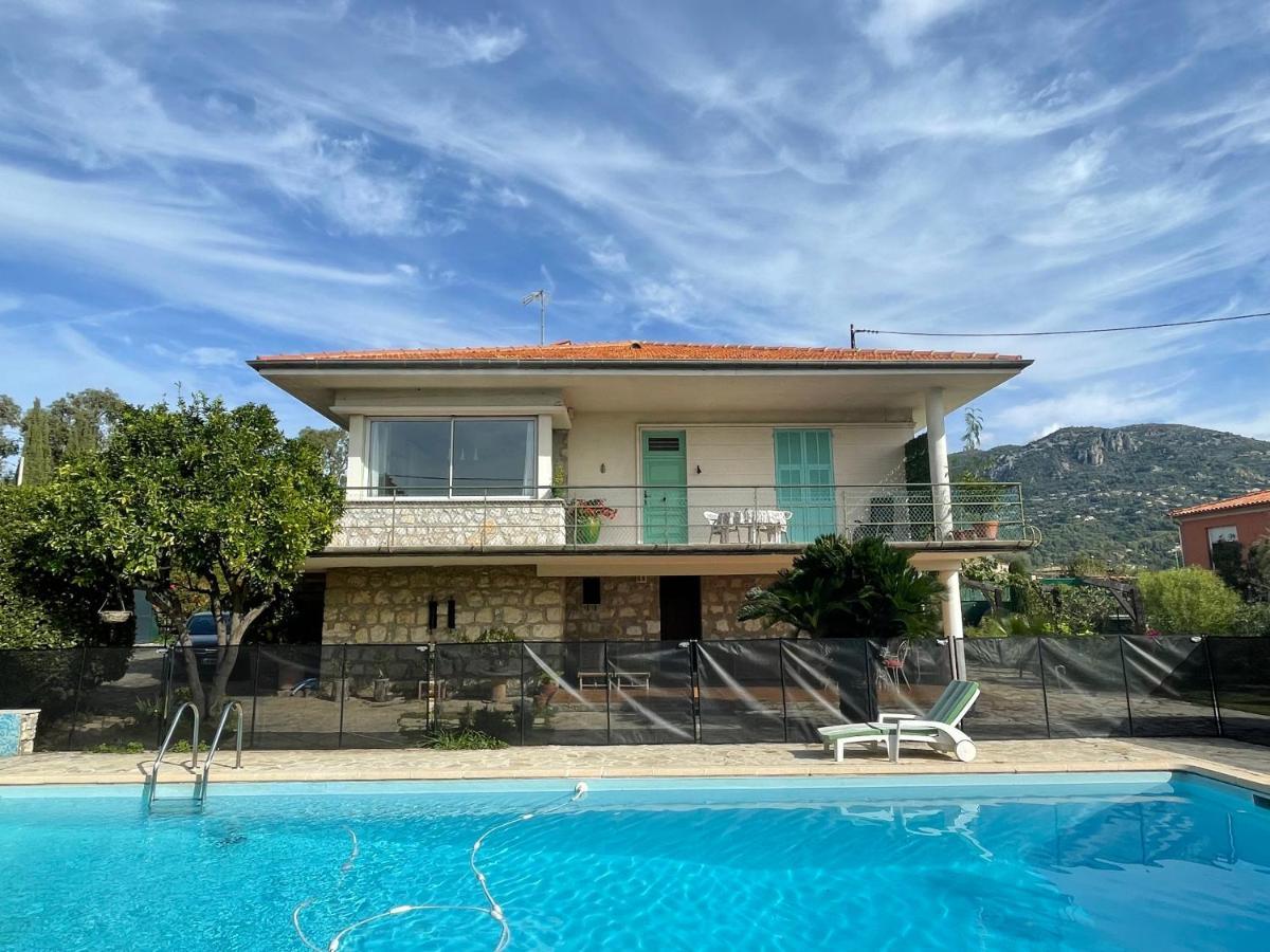 Bas De Villa Avec Acces Piscine Pres De Nice Cannes Monaco Carros Exteriör bild
